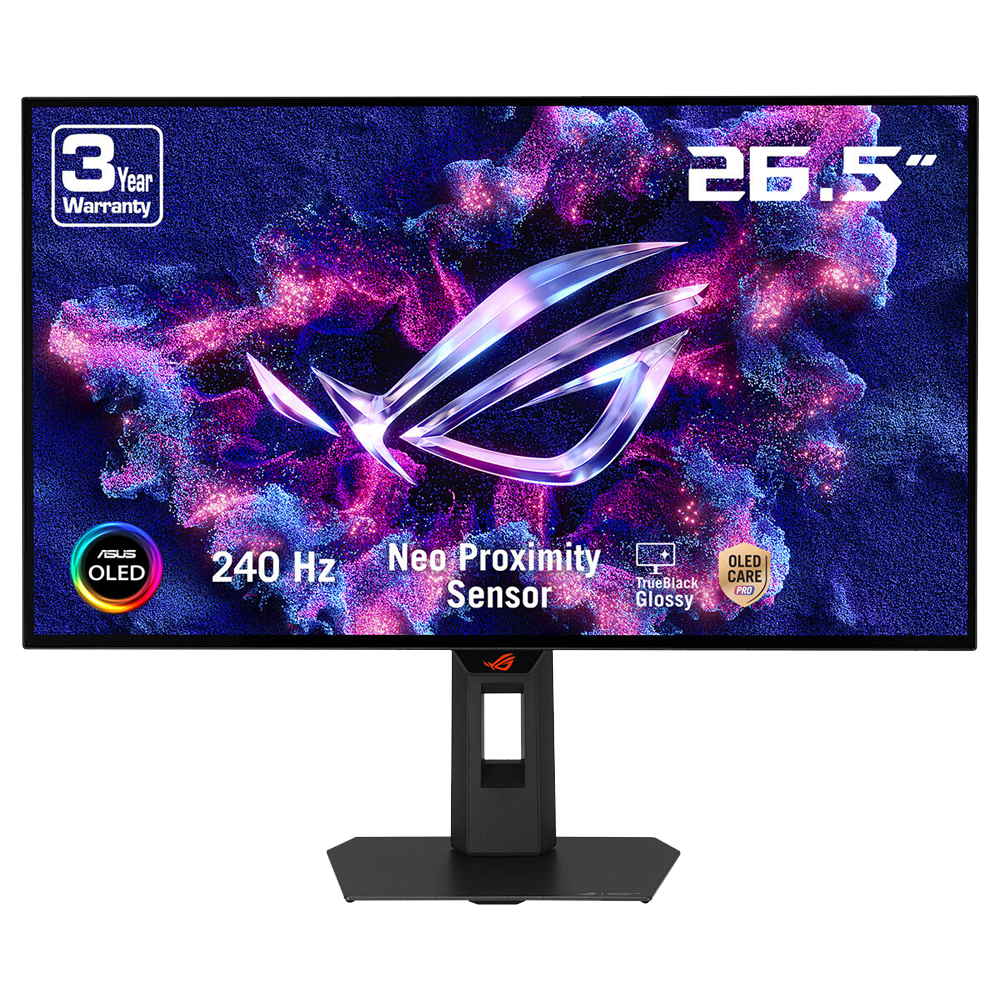 ASUS ROG Strix XG27AQDMGR 26.5" 240Hz 0.03ms HDMI DP USB 3.2 AdaptiveSync Pivot HDR10 WOLED Monitör