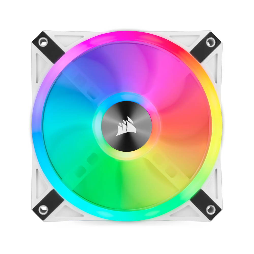 CORSAIR iCUE QL120 RGB PWM White 120mm Fan