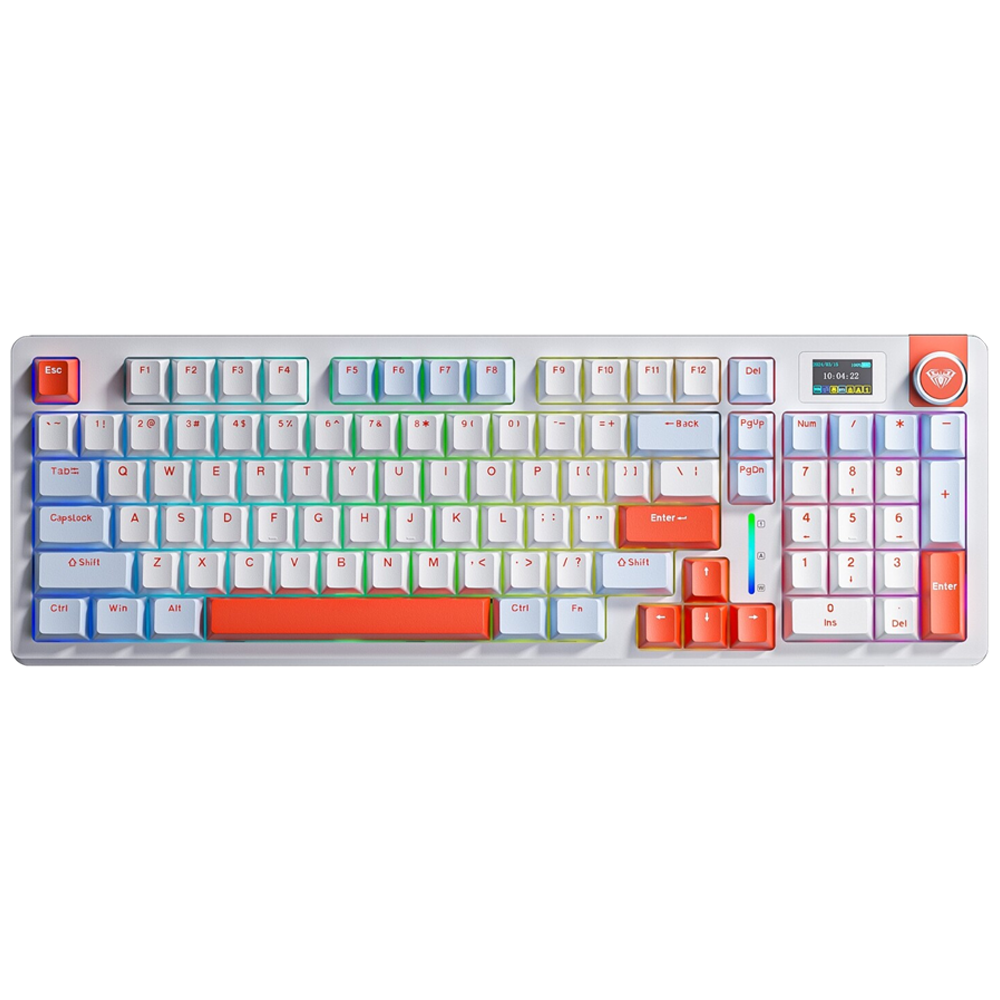 Aula S98 PRO 3 Nimbus V3 Switch Hot Swap RGB Turuncu Kablosuz Gaming Klavye