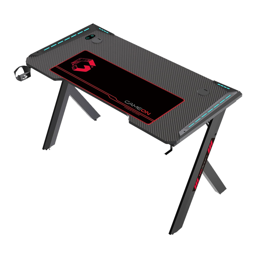 Gameon Hawksbill RGB Siyah Oyuncu Masası