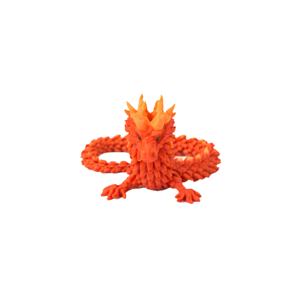 3DBAST Alev Ejderhası Dekoratif Figür