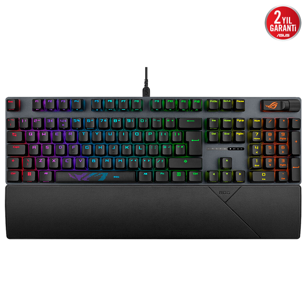 ASUS ROG STRIX SCOPE II X SNOW ROG NX Snow Switch RGB Mekanik Kablolu Gaming Klavye