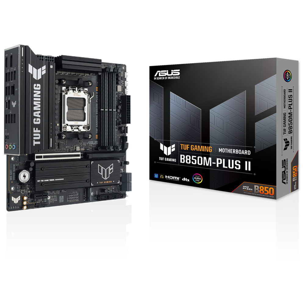 ASUS TUF GAMING B850M-PLUS II 8000MHz(OC) DDR5 Soket AM5 DP M.2 HDMI mATX Anakart