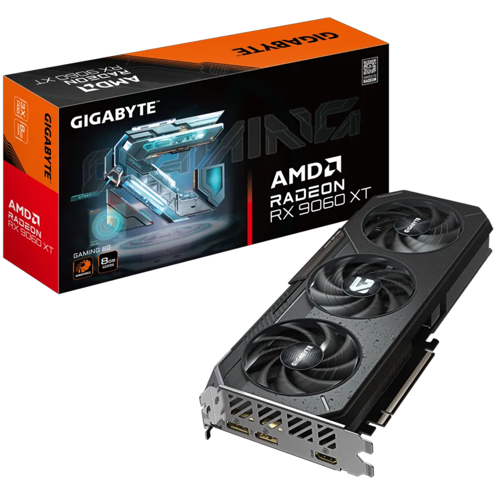 GIGABYTE Radeon RX 9060 XT GAMING 8GB GDDR6 128 Bit Ekran Kartı görsel 1