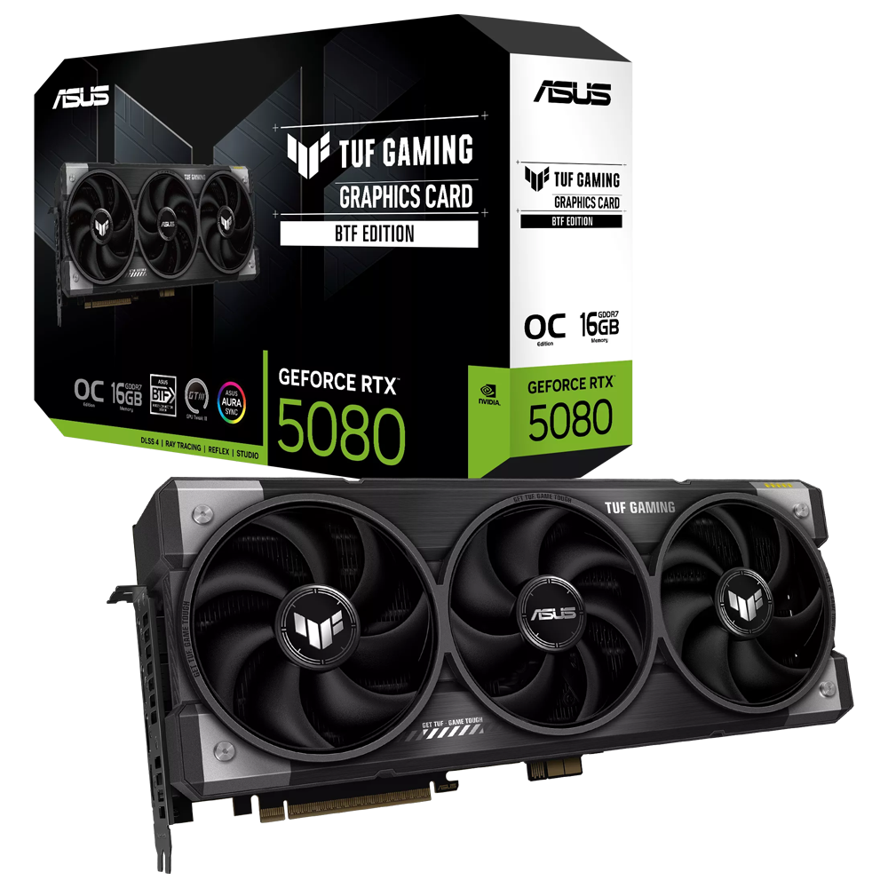 ASUS TUF Gaming GeForce RTX 5080 16GB GDDR7 BTF OC Edition 256 Bit Ekran Kart