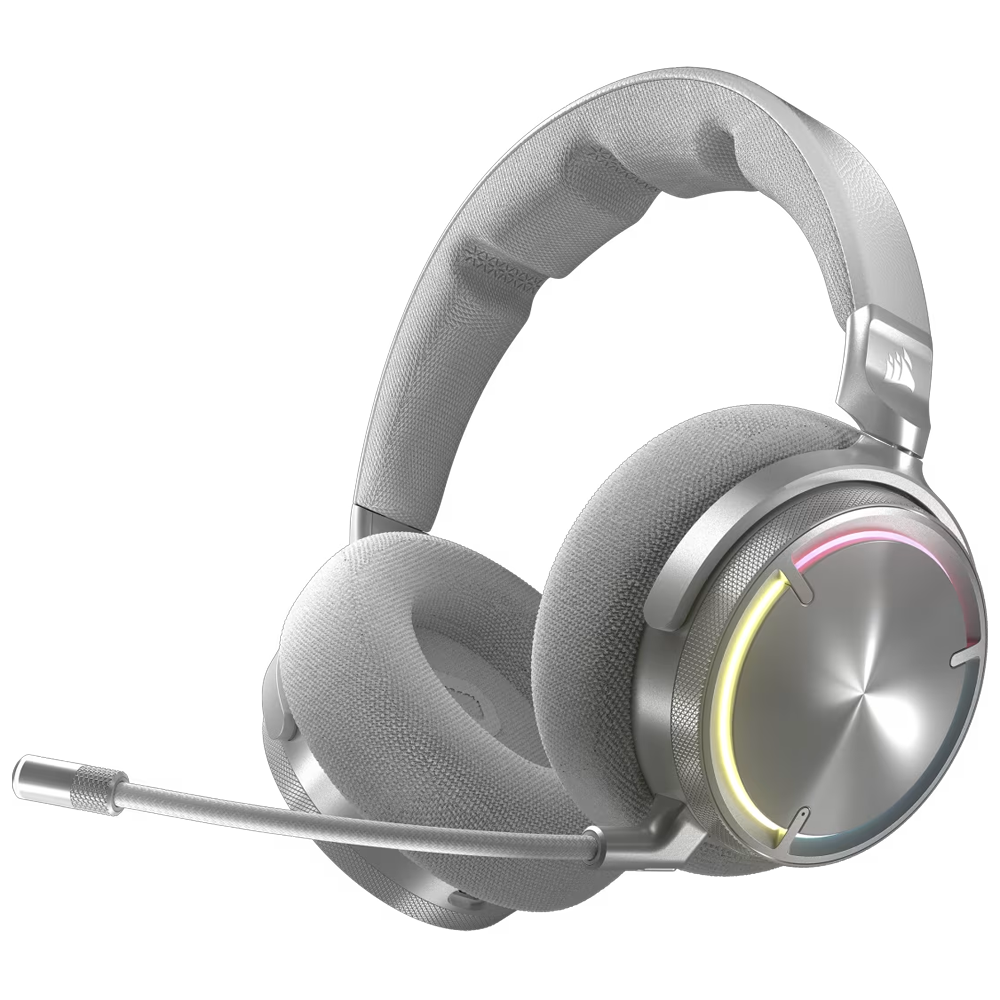 CORSAIR VIRTUOSO MAX WIRELESS Dolby Atmos Silver Gaming Kulaklık