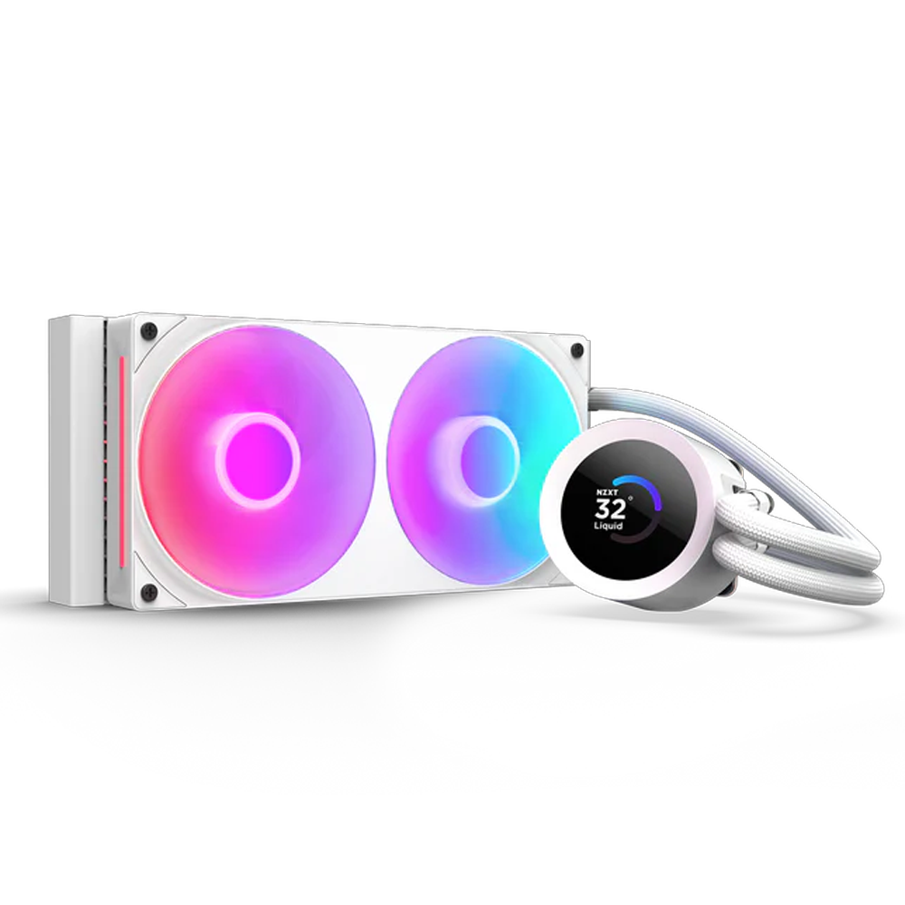 NZXT Kraken Plus 240 RGB 240mm Beyaz İşlemci Sıvı Soğutucu