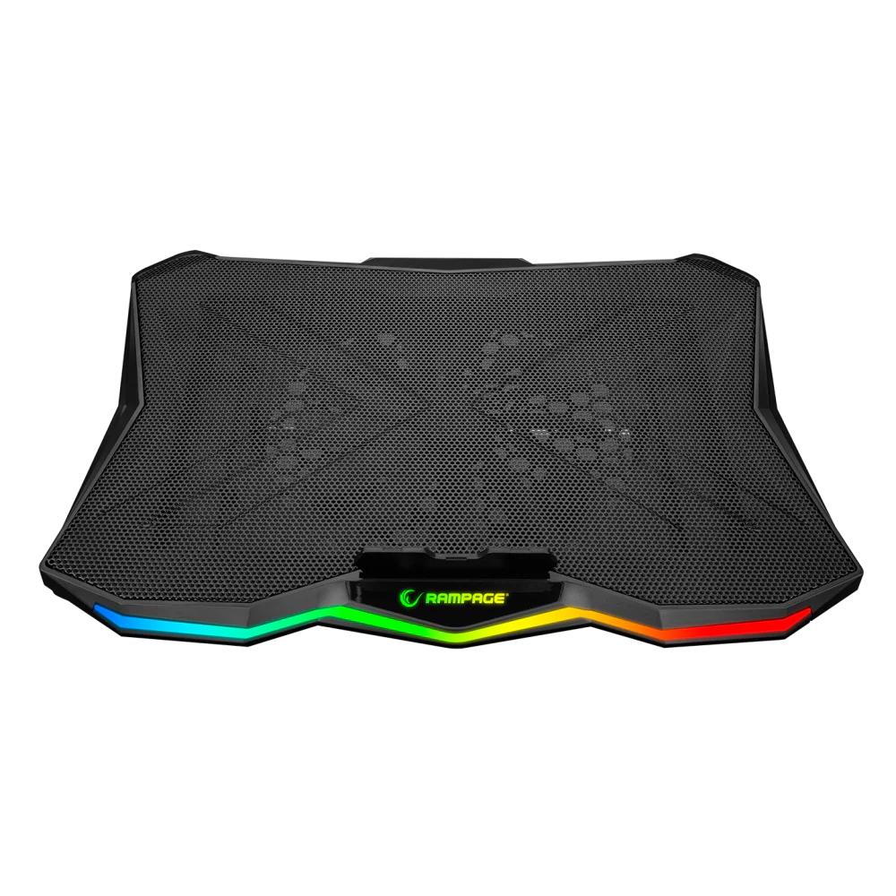 Rampage SHOWY 17" RGB Siyah Notebook Soğutucu Stand