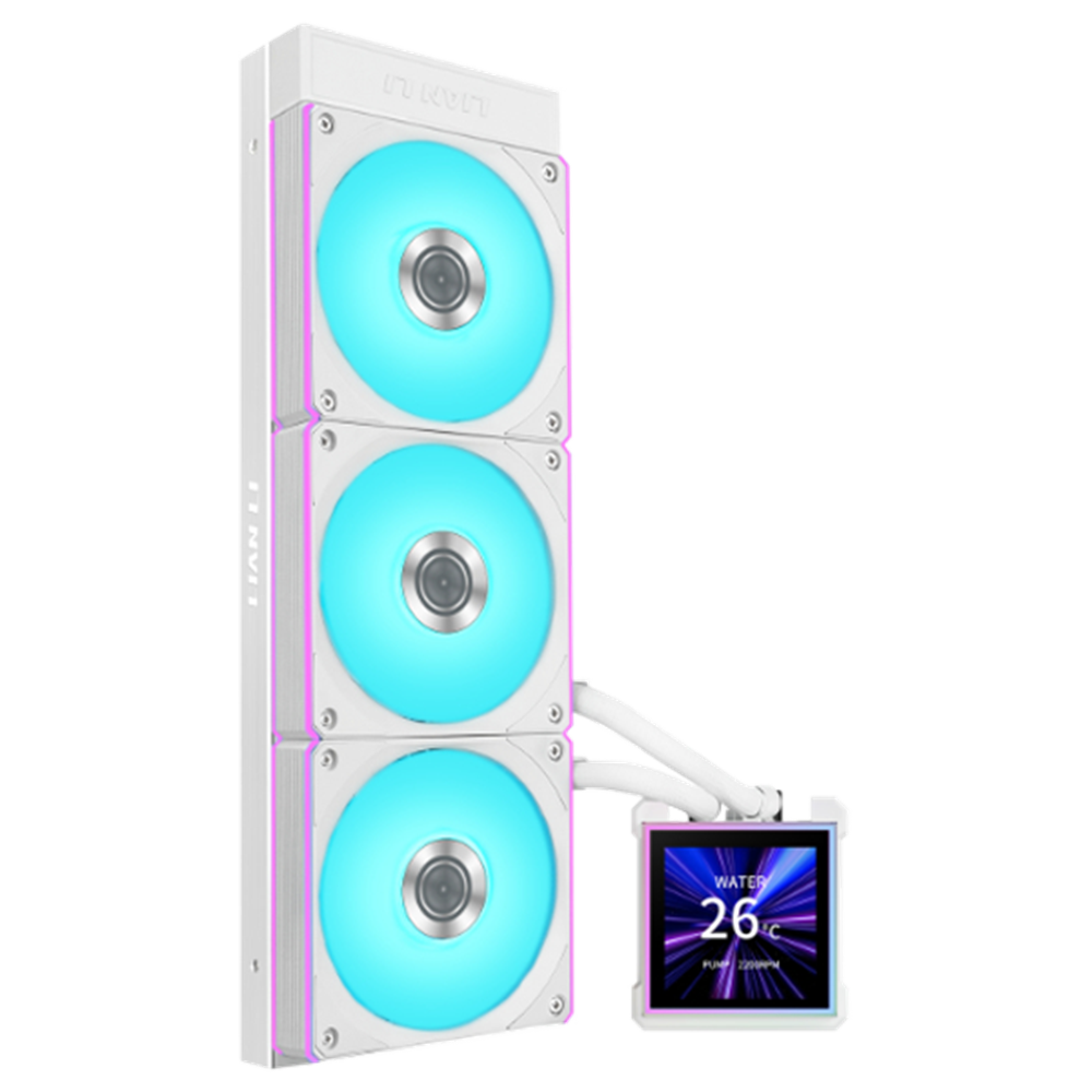 LIAN LI Hydro-Shift II LCD-S 360CL 360mm ARGB Beyaz İşlemci Sıvı Soğutucu