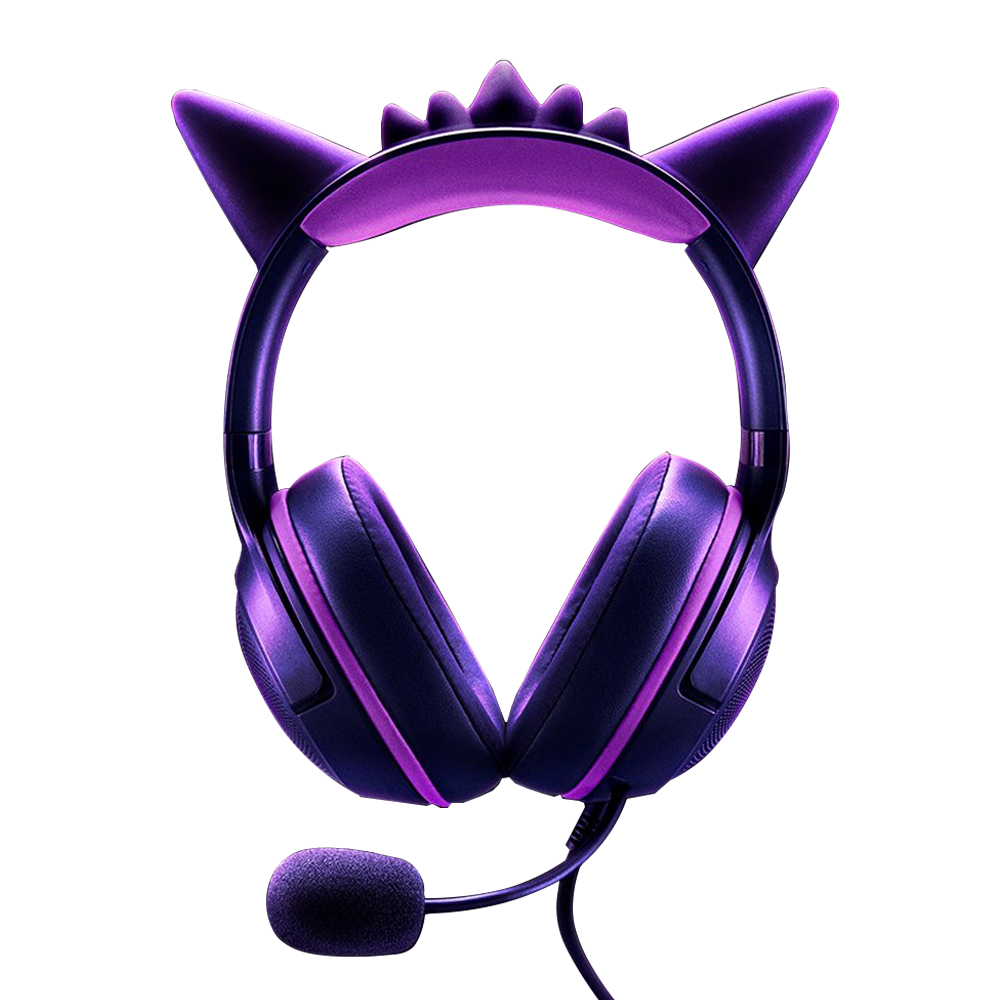 Razer Kraken Kitty V2 ゲンガーモデル Razer Kraken Kitty V2 Gengar Edition RGB Mikrofonlu Gaming