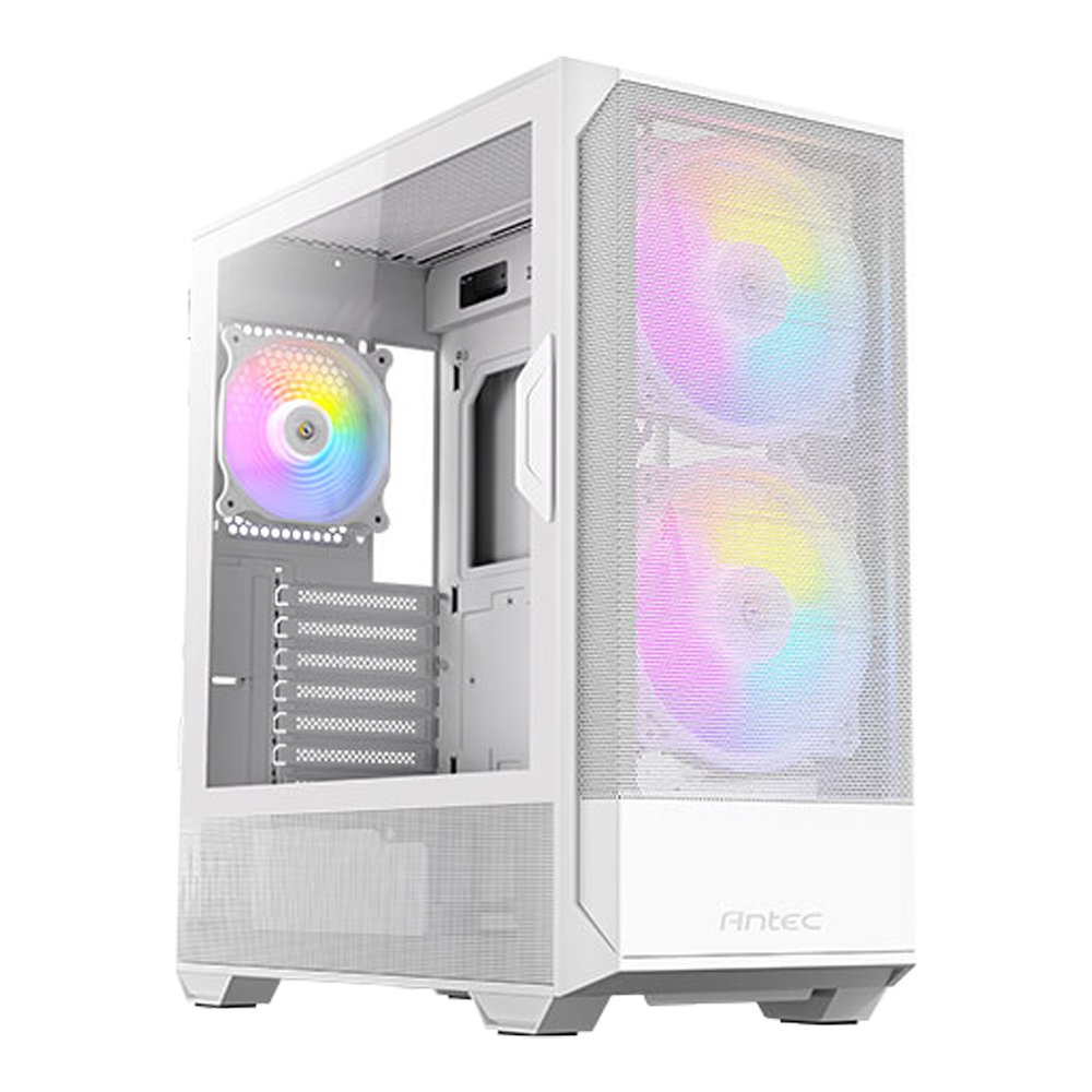 ANTEC NX416L ARGB Tempered Glass Type-C Mid Tower Beyaz Bilgisayar Kasası görsel 1
