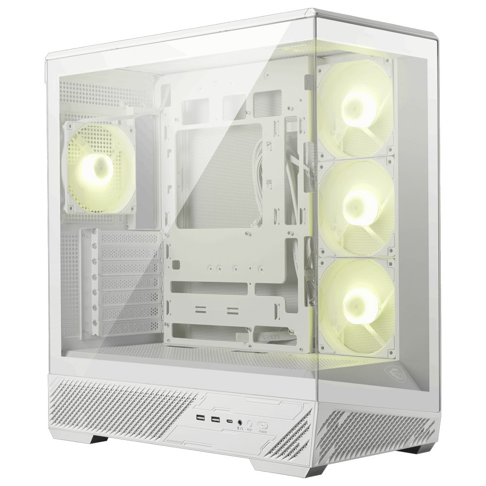 MSI MAG PANO 130R PZ Tempered Glass 4x ARGB USB 3.2 Beyaz ATX Bilgisayar Kasası
