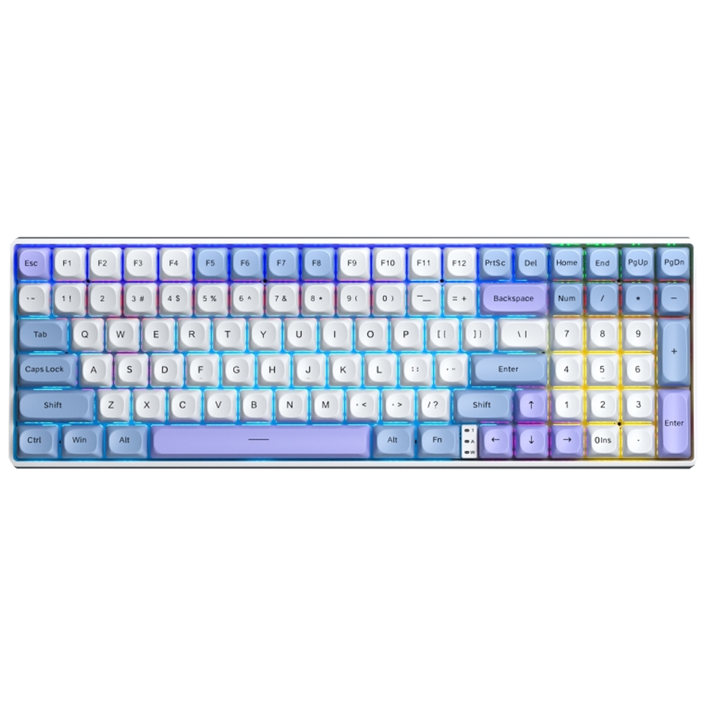 Aula S100 Pro Red Switch Hot Swap RGB Mavi Kablosuz Gaming Klavye
