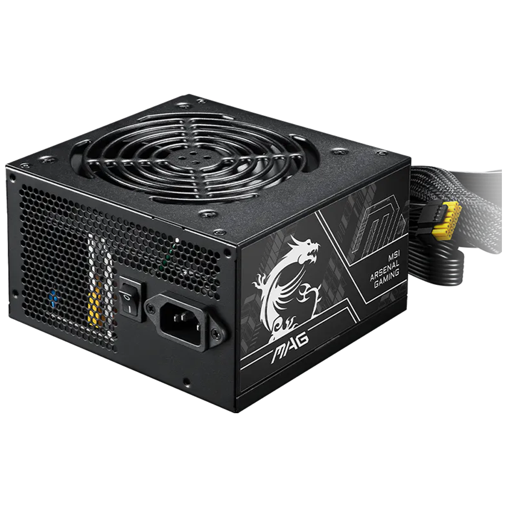 MSI MAG A650BN PCIE5 II 650W 80+ Bronze GEN 5.1 ATX 3.1 120mm Fanlı PSU