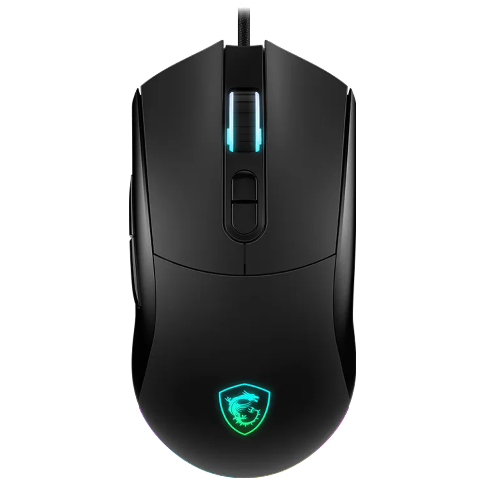 MSI FORGE GM320 12800 DPI 1000Hz RGB Kablolu Siyah Gaming Mouse