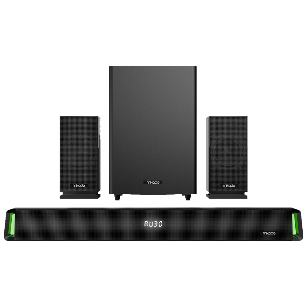 Mikado MD-SBT35 160W Bluetooth/AUX/USB/HDMI Siyah Ev Sinema Soundbar Speaker