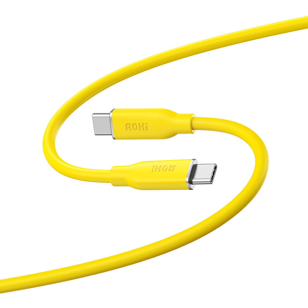 AOHI Silky Type-C to Type-C 1m PD 3.1 480Mbps 140W Süper Hızlı Şarj/Data Kablosu