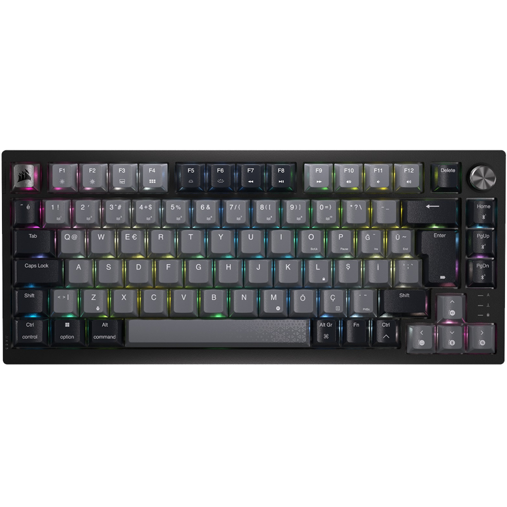 Corsair K65 PLUS WIRELESS RGB MLX Red Switch Türkçe Kablosuz Gaming Klavye