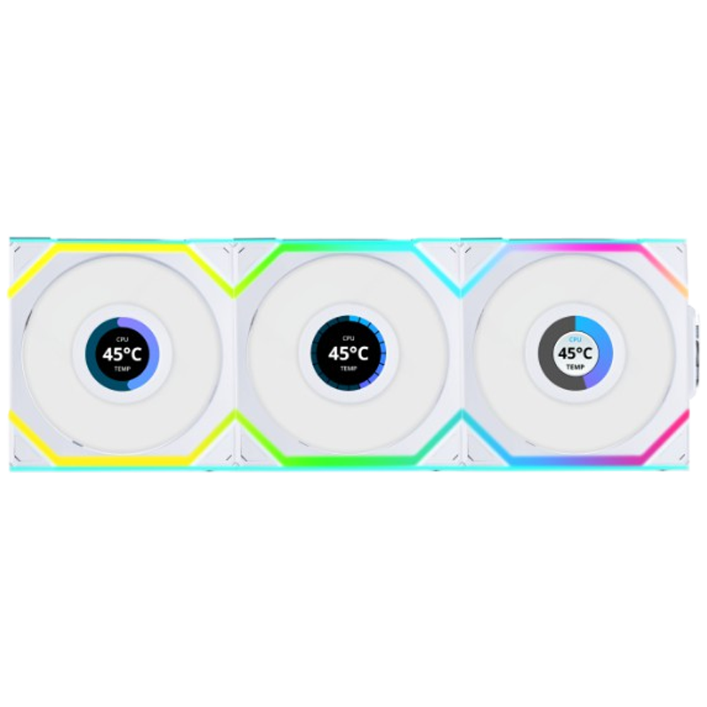 Lian Li UNI FAN SL Wireless LCD 120 Beyaz 3'lü 120mm Kasa Fanı 6.949 TL