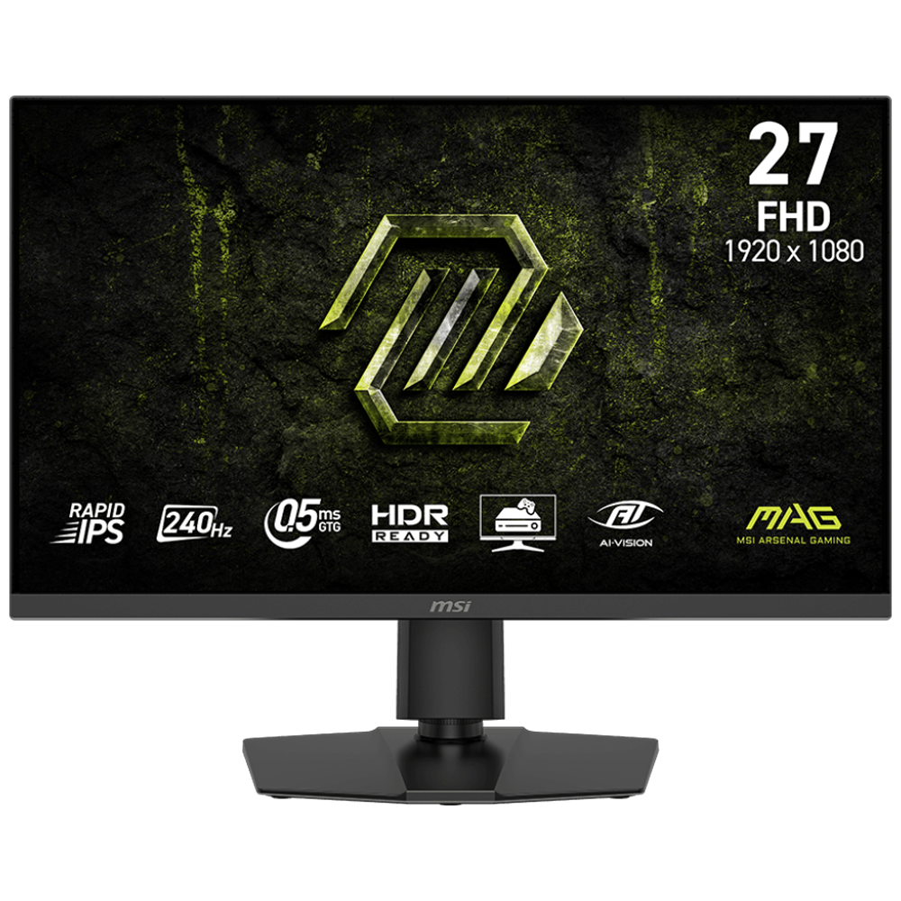 MSI MAG 272PF X24 27" 240Hz 0.5ms HDMI DP Adaptive-Sync Pivot HDR Ready FHD Rapid IPS Monitör