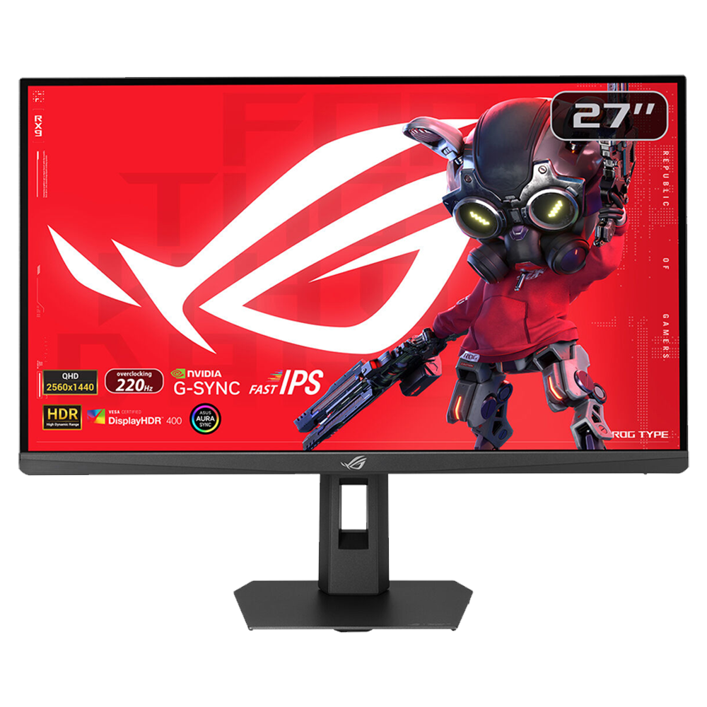ASUS ROG STRIX XG27ACSR 27'' 220Hz 1ms HDMI DP G-Sync HDR10 Pivot QHD Fast IPS Gaming Monitör