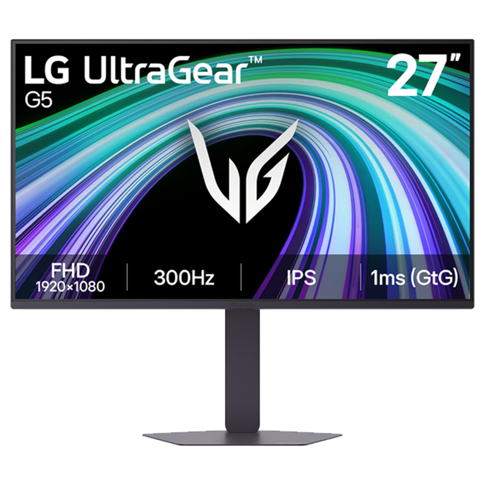 LG UltraGear 27G550B-B G5 27" 300Hz 1ms HDMI DP AdaptiveSync HDR10 FHD IPS Gaming Monitör