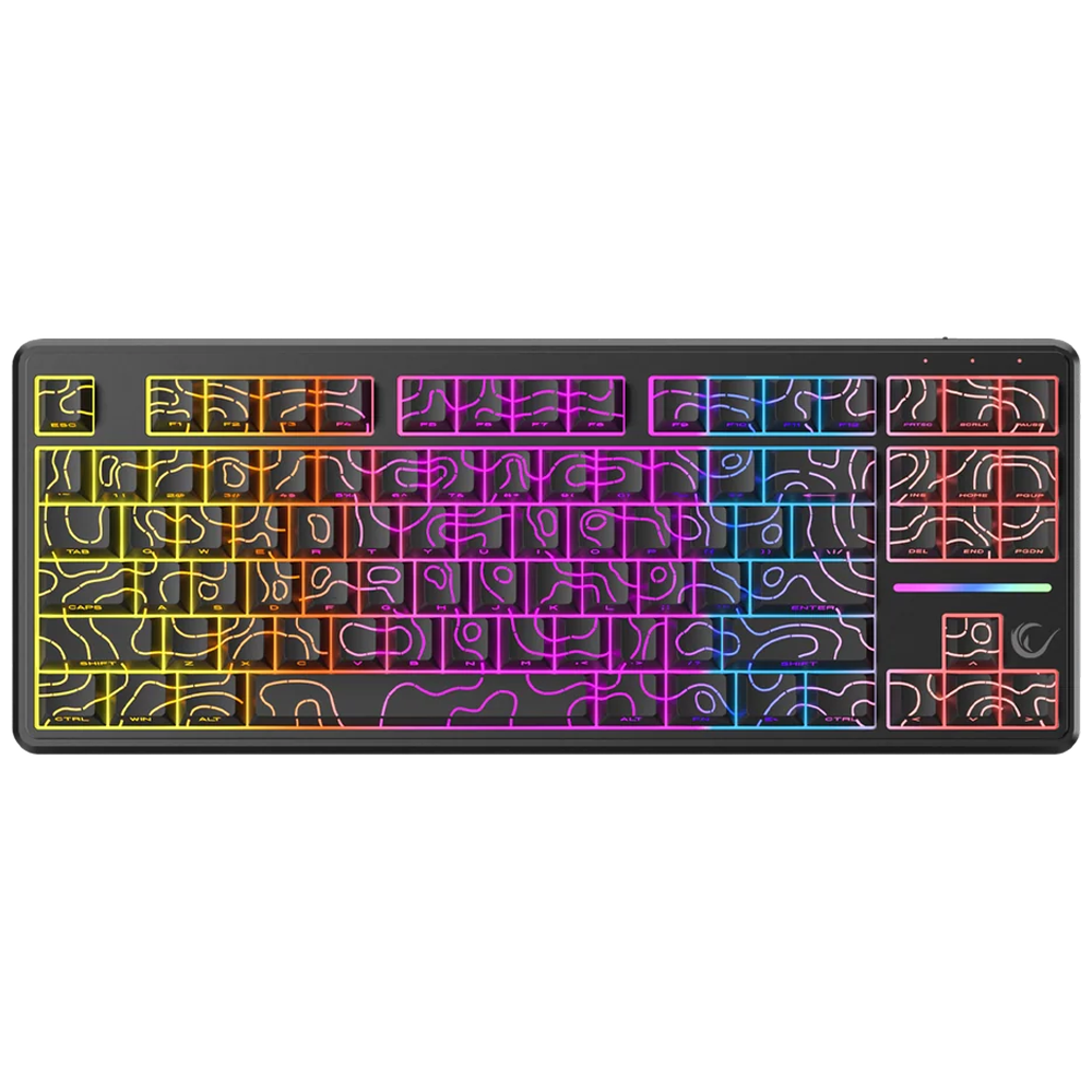 Rampage KB-R107 CRACK Membrane RGB Siyah Kablolu Gaming Klavye
