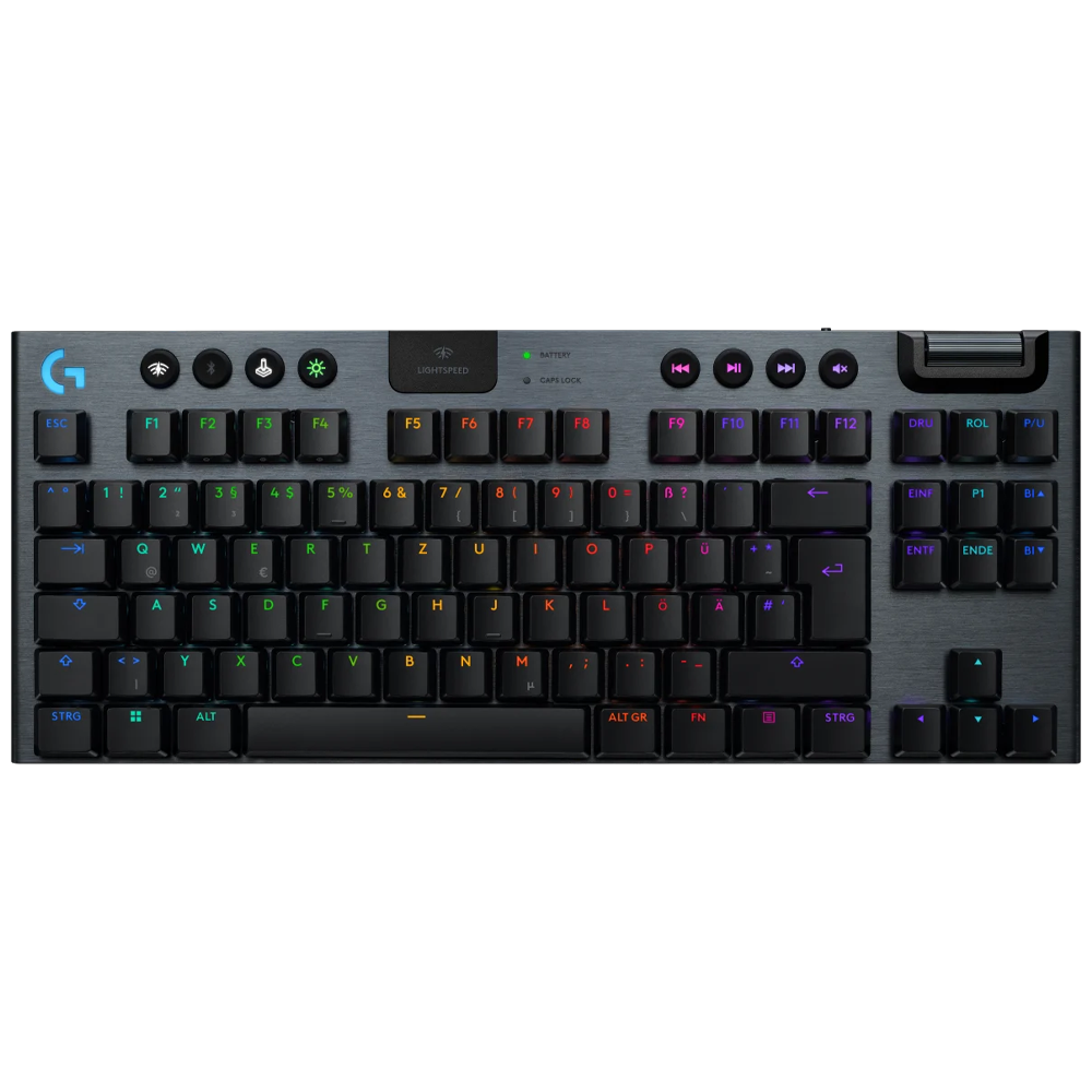 Logitech G915 X LIGHTSPEED TKL GL Blue Switch RGB Siyah Kablosuz Gaming Klavye