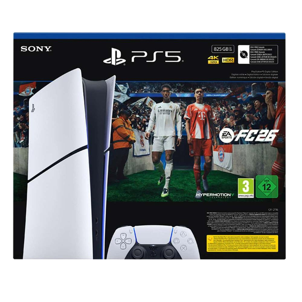 Sony PlayStation 5 Digital FC26 Bundle Oyun Konsolu Resmi Distribütör Garantili