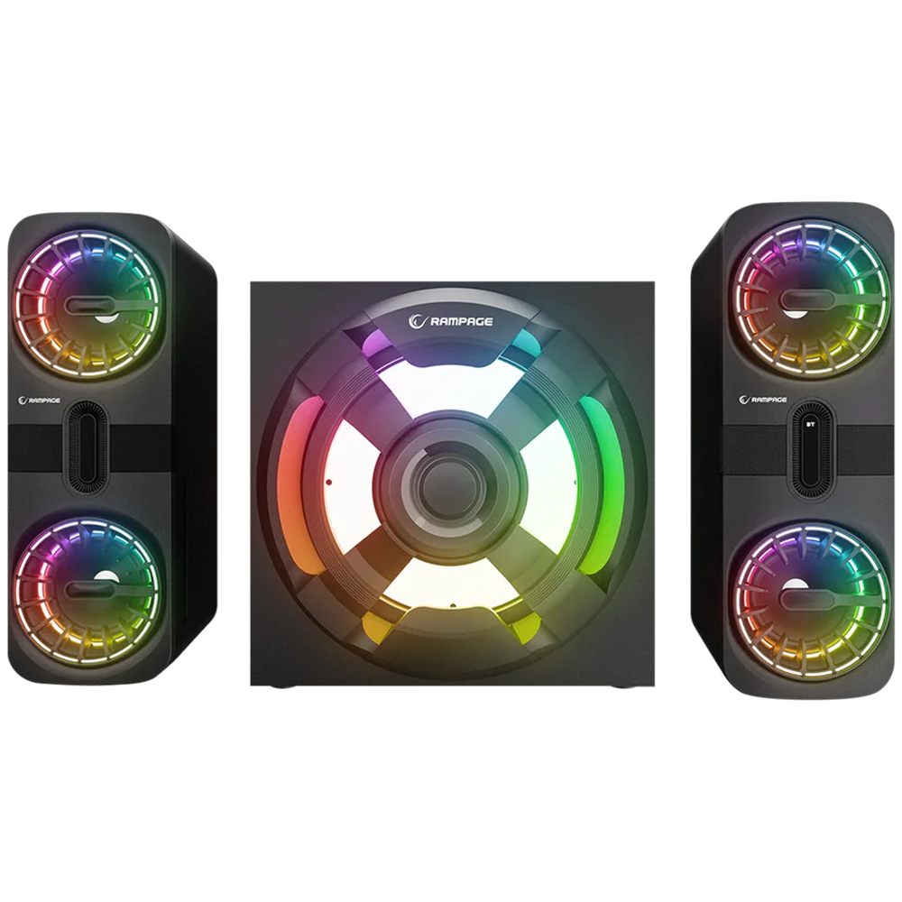 Rampage RMS-311 Shard 2+1 80W Bluetooth RGB Gaming Speaker