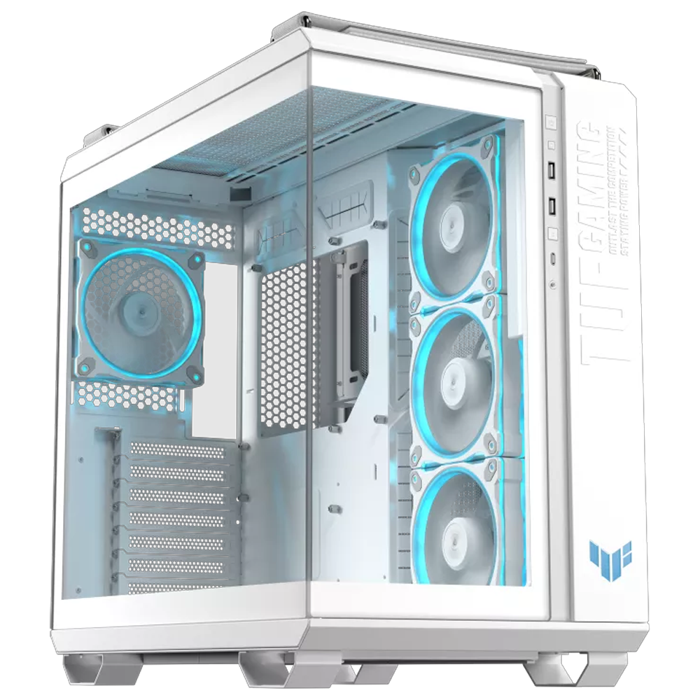 ASUS TUF GAMING GT502 Horizon Tempered Glass Beyaz USB 3.2 Mid Tower Kasa