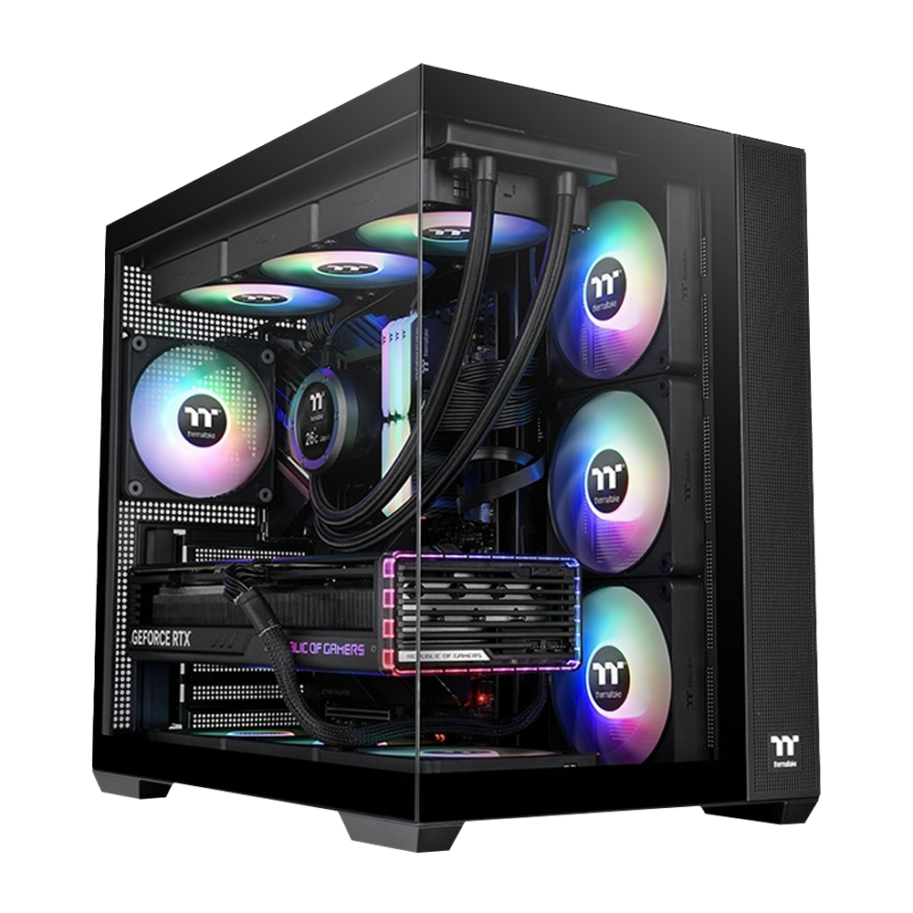 Thermaltake View 380 Tempered Glass ARGB USB 3.2 ATX Mid Tower Siyah Kasa