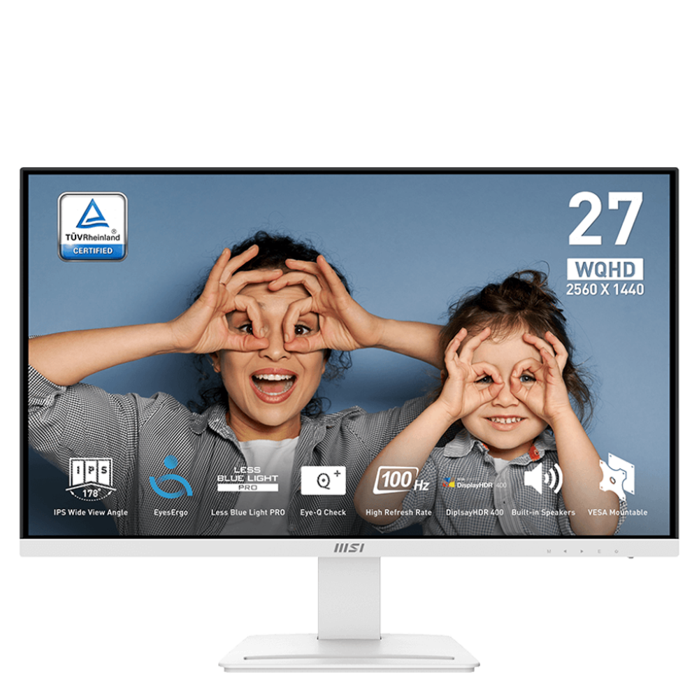 MSI PRO MP273QW E2 27" 100Hz 1ms HDMI DP AdaptiveSync HDR400 WQHD IPS Monitör