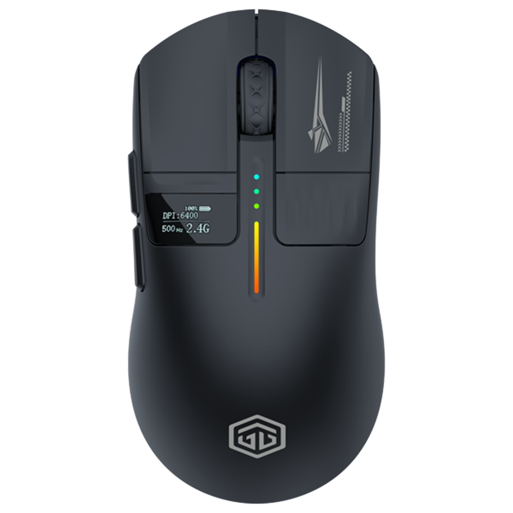 GameBooster Sway PAW3311 24000 DPI Oled Siyah Kablosuz Gaming Mouse