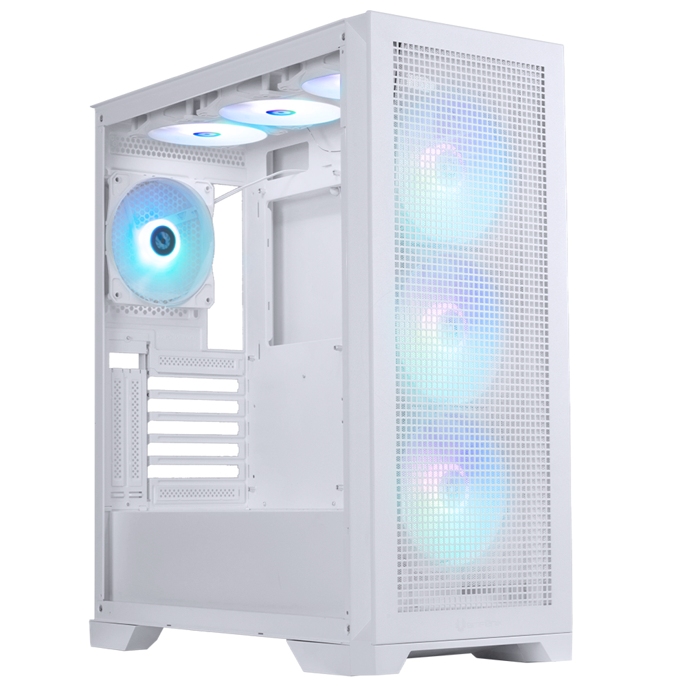 BitFenix MG953 750W 80+ Bronze Tempered Glass FRGB USB 3.0 ATX Mid Tower Beyaz Kasa