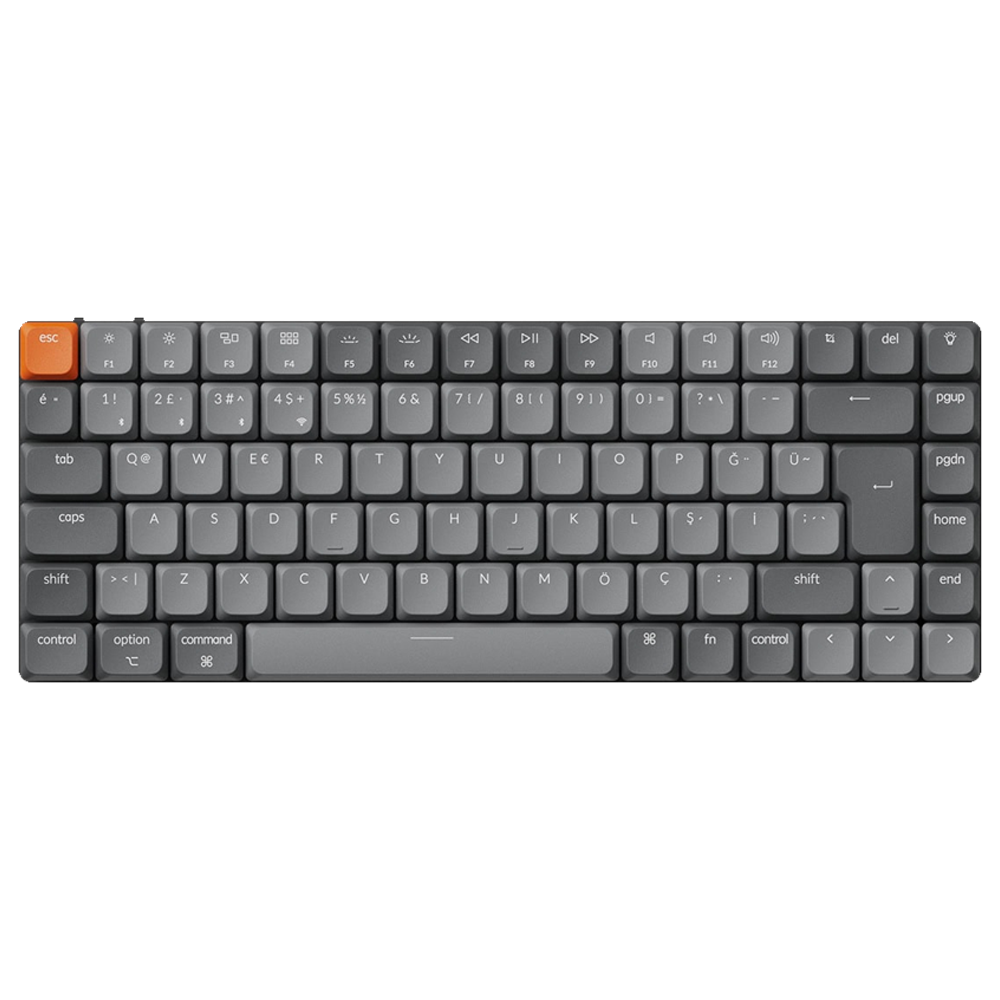 Keychron K3 Max QMK/VIA Low Profile Gateron Brown Switch Hotswap Türkçe Kablosuz Gaming Klavye