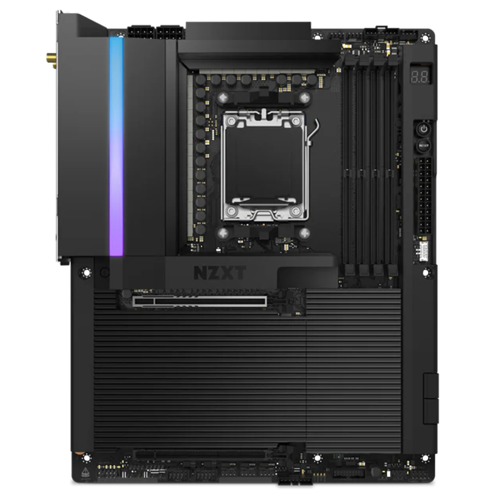 NZXT N9 X870E 8000MHz(OC) DDR5 Soket  AM5 WIFI7 M.2  RGB ATX Anakart