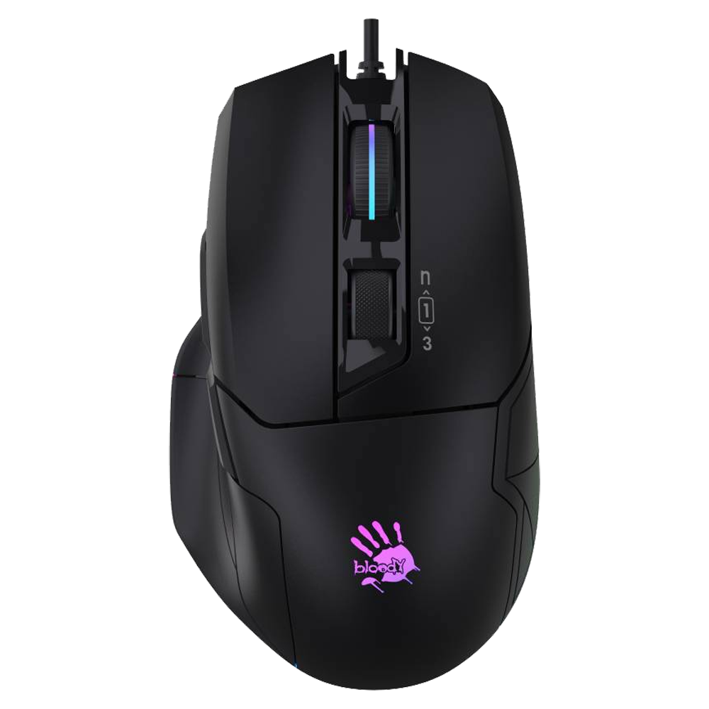A4Tech Bloody W70 MAX 10000DPI Siyah Kablolu RGB Gaming Mouse | ITOPYA