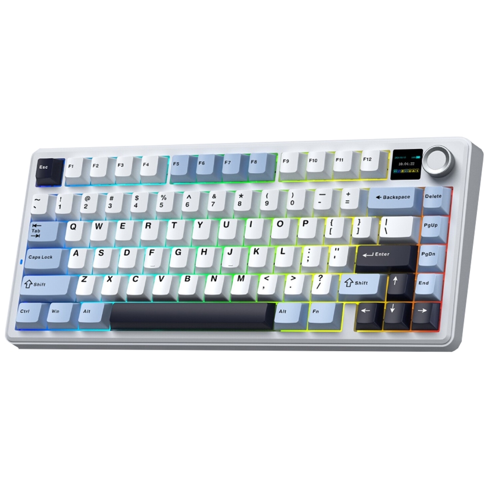 Aula F75 Max Reaper Switch Hot Swap TKL RGB Gri Kablosuz Gaming Klavye