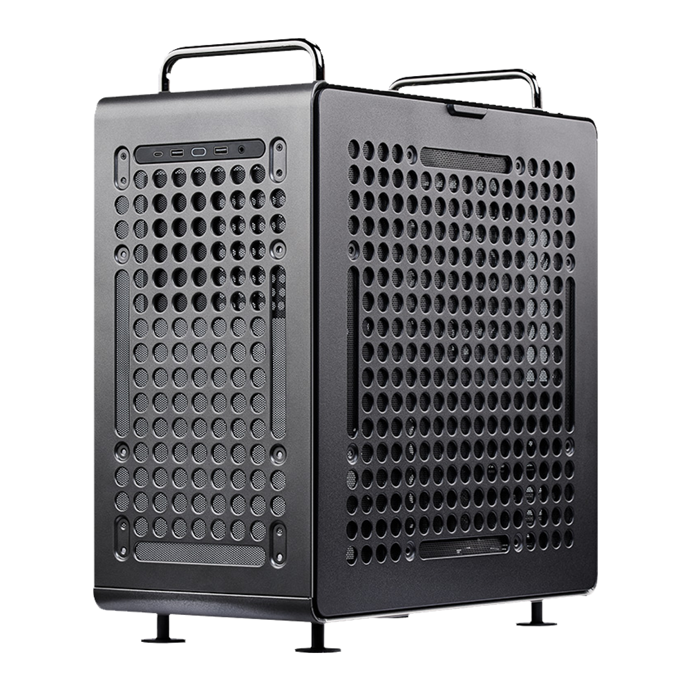 Cooler Master Qube 540 TG Tempered Glass USB 3.2 Stardust Iron Çelik Mid Tower Kasa