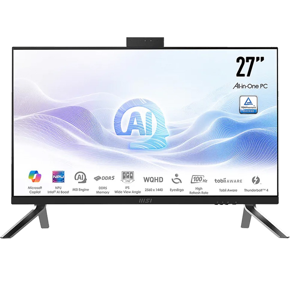 MSI MODERN AM273Q AI 1UM-421EU Core Ultra 5 125H 16GB(8GBx2) DDR5 512GB SSD 27" WQHD IPS AIO Masaüstü PC