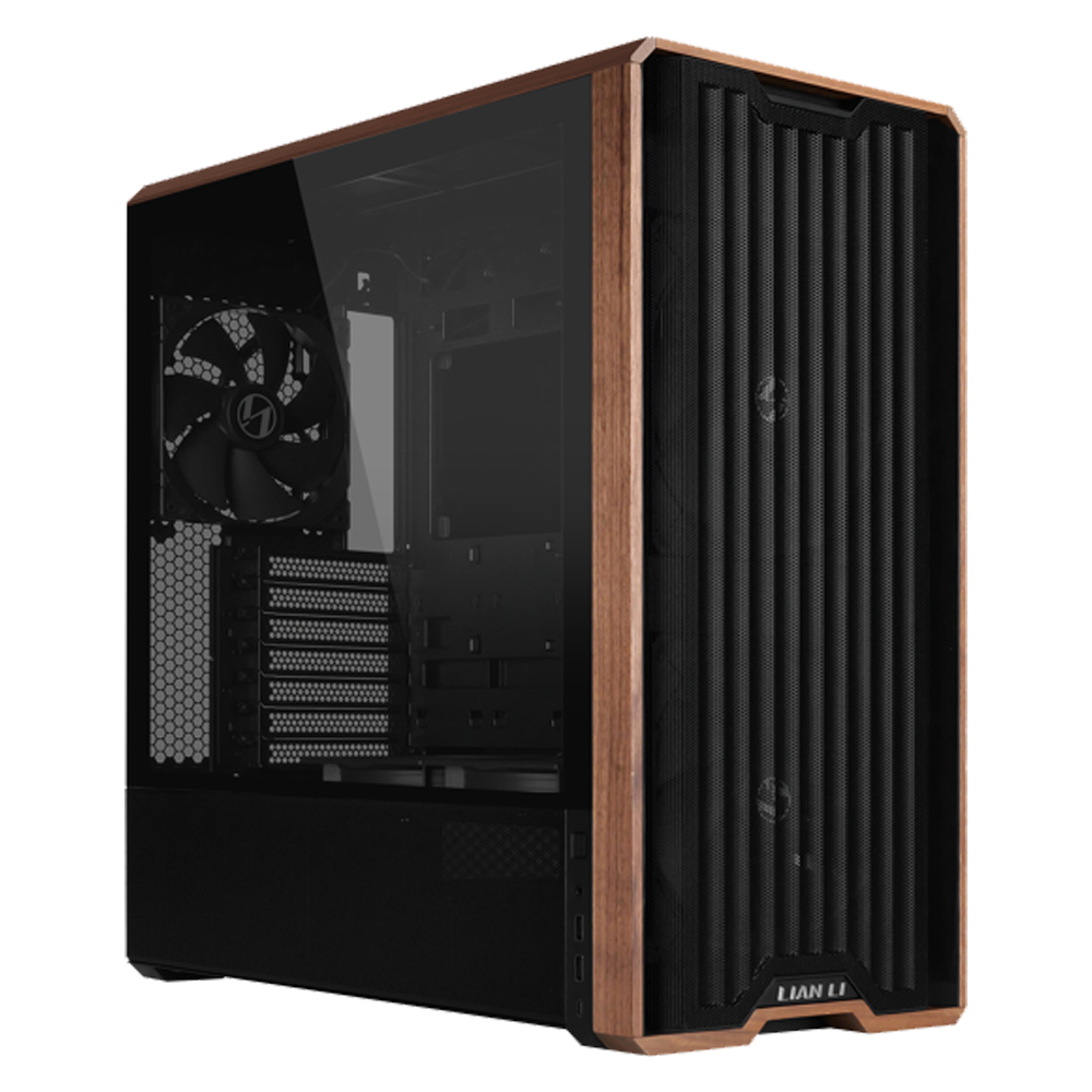 LIAN LI LANCOOL 217 Tempered Glass Type-C Siyah E-ATX Mid Tower Kasa görsel 1