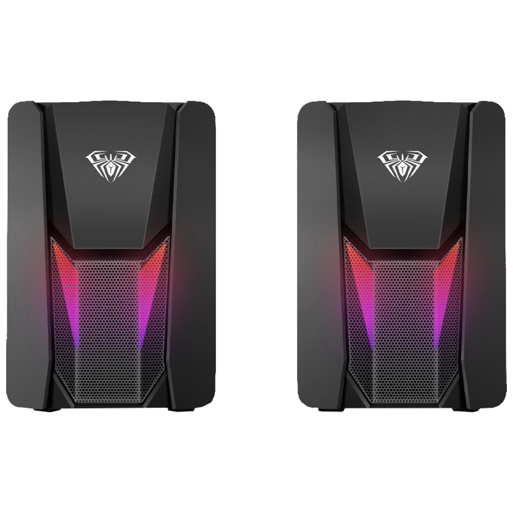 Aula N-108 10W RGB Siyah Masaüstü Gaming Hoparlör