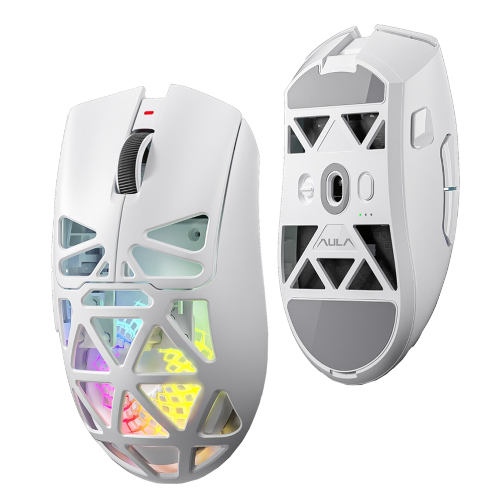 Aula SC620 PAW3311 12000 DPI 1000Hz Kablosuz Beyaz Gaming Mouse