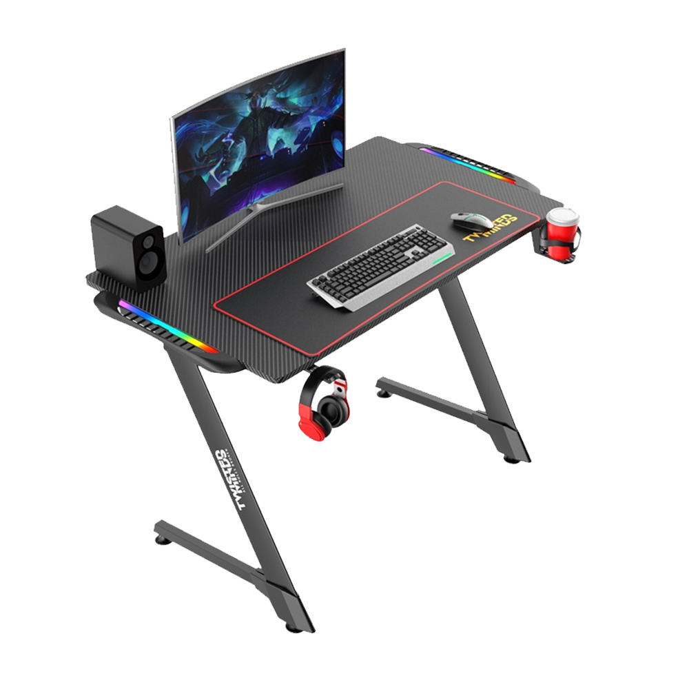 Twisted Minds Z Dizayn TM-Z-1060-RGB Karbon Fiber RGB Oyuncu Masası