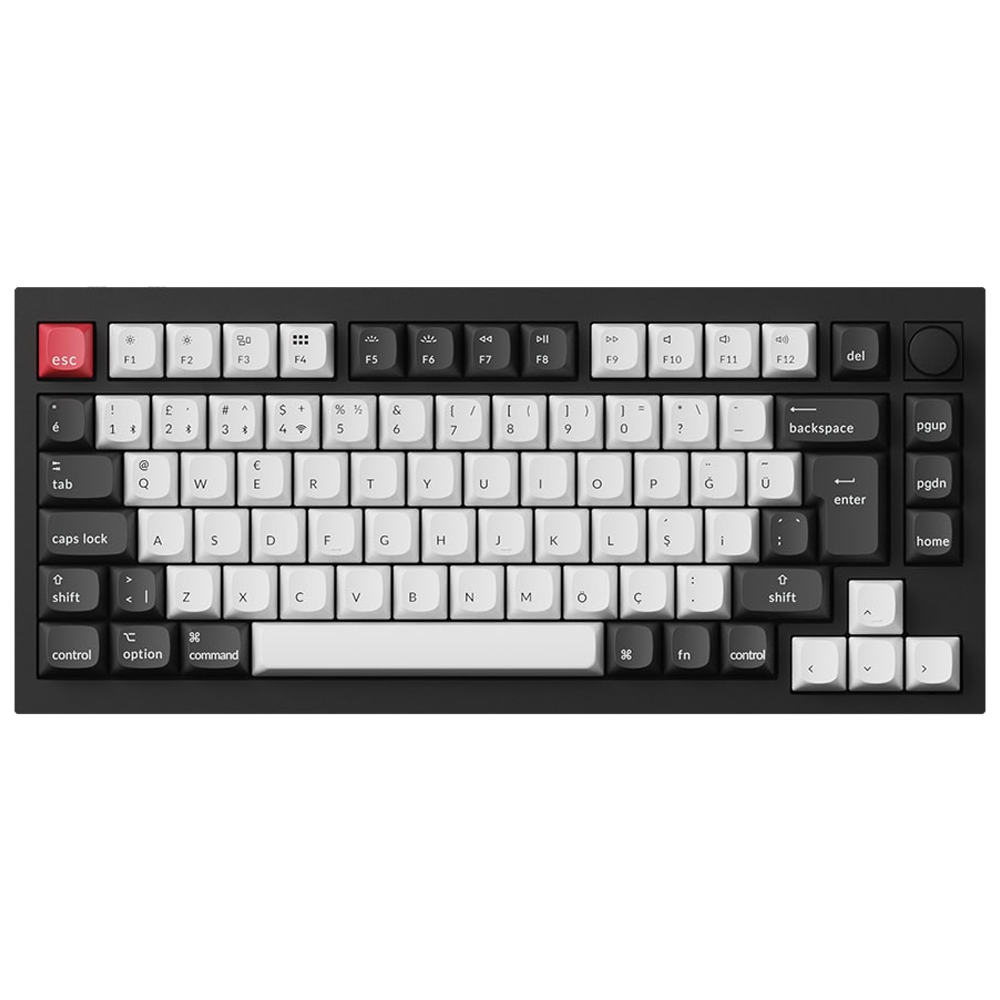 Keychron Q1 Hall Efect Switch Hotswap RGB Türkçe Kablosuz Gaming Klavye