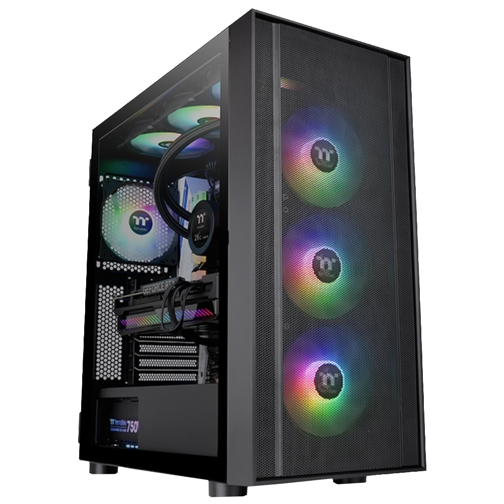 Thermaltake H570 TG 750W 80+ ARGB USB 3.2 E-ATX Mid Tower Kasa