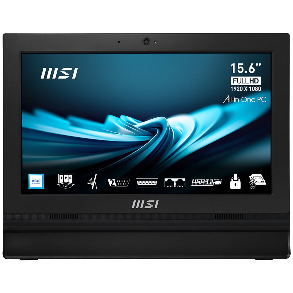 MSI PRO AP162T ADL-054EU Intel N100 4GB DDR4 128GB SSD W11 Pro AIO PC