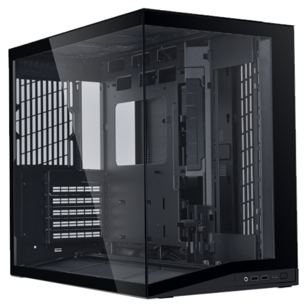 LIAN LI O11 MINI V2 Mesh Tempered Glass Type-C Siyah ATX Mid Tower Kasa