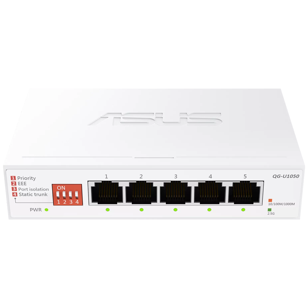 ASUS QG-U1050 5Port 10/100/1000/2500 Mbps Yönetilemez Switch
